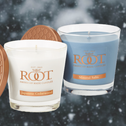 Root Candle fragrances contain essential oils for a long lasting, aromatic bouquet that is always true to nature. A Root candle is clean burning, long lasting, elegantly designed, and luxurious. 