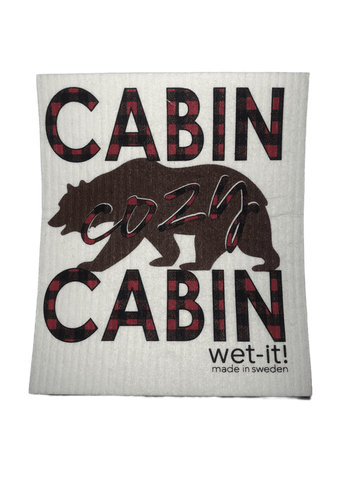 Cozy Cabin - Swedish Dishcloth