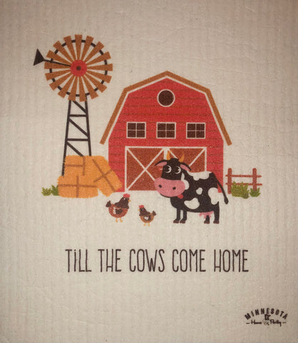 Till The Cows Come Home - Swedish Dishcloth