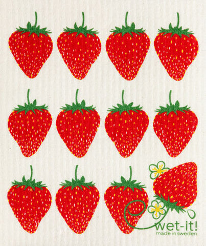 Strawberry - Swedish Dishcloth