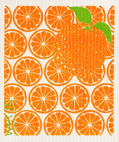 Orange Slices - Swedish Dishcloth