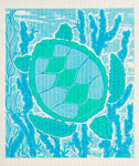 Sea Turtle - Swedish Dishcloth